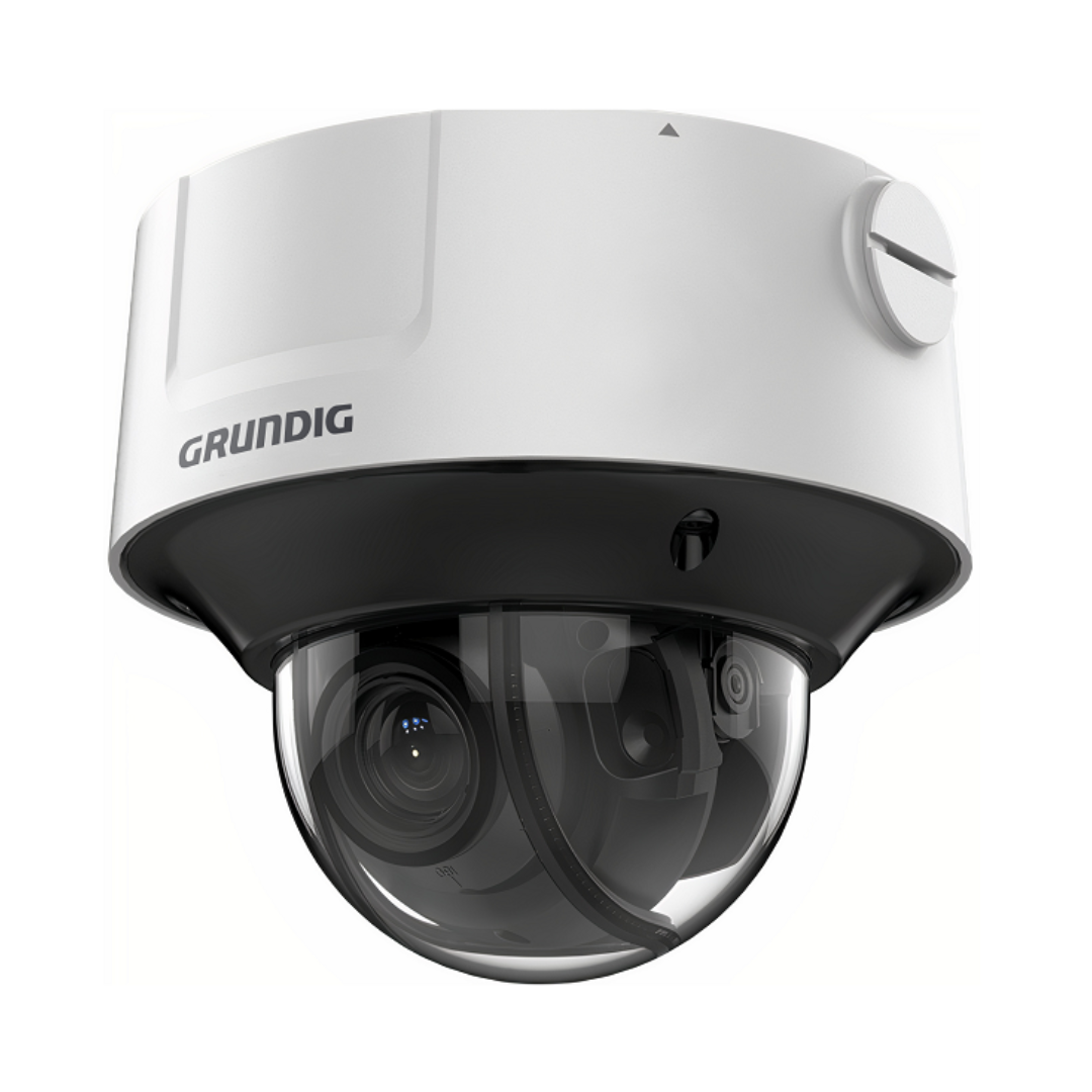GD-CI-BT4537VH – Produktfoto einer 4 MP Fixdome IP-Kamera (2,8–12 mm Motor-Vario, ICR, IR-LED, WDR, NEMA4X) vor weißem Hintergrund.