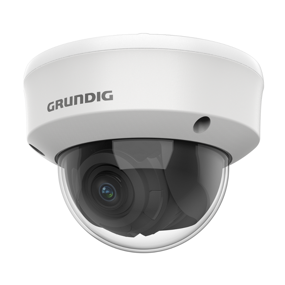 GD-CT-CC2126V – 2 MP Fixdome HD-TVI Kamera mit Vario 2,7–13,5 mm, IR-LEDs und dWDR, sachliche Produktdarstellung vor weißem Hintergrund.