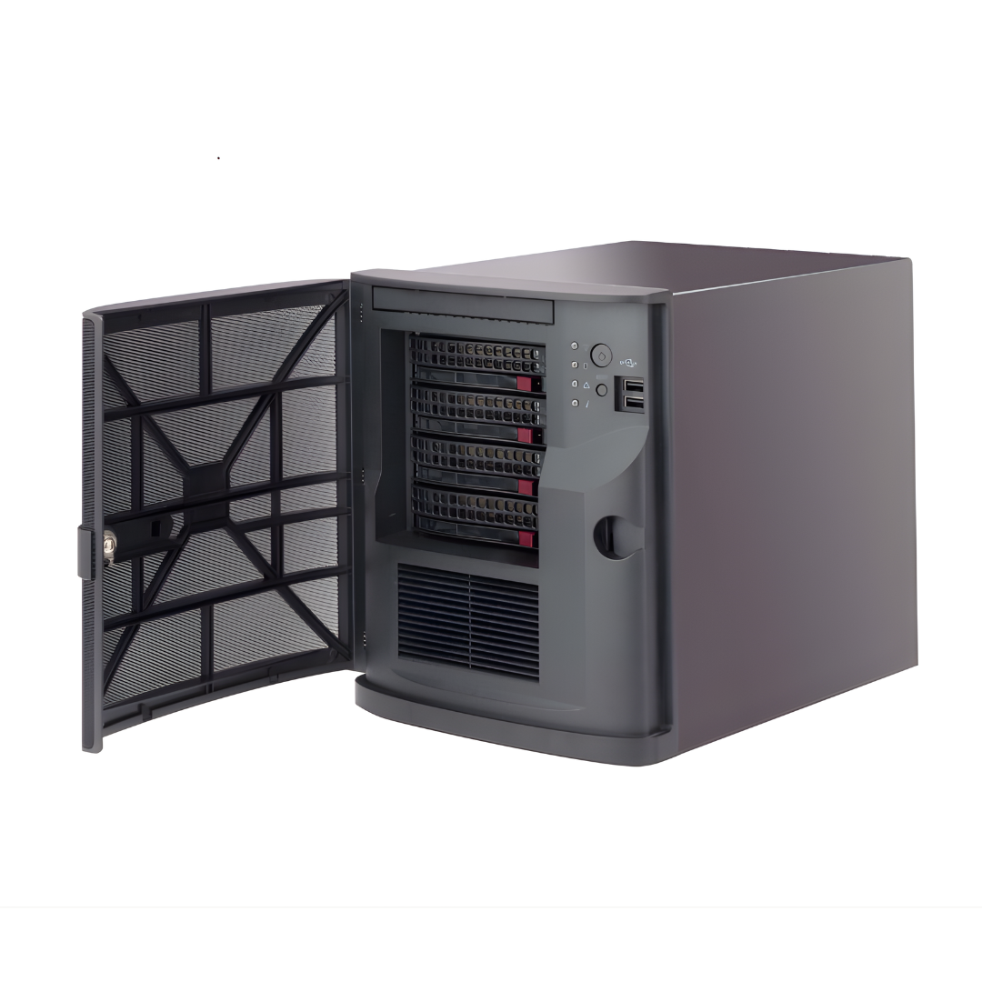 Grundig Multi-Channel Mini Server for C-WERK with 4 HDD Bays GD-HW-APSV04N on a white background.