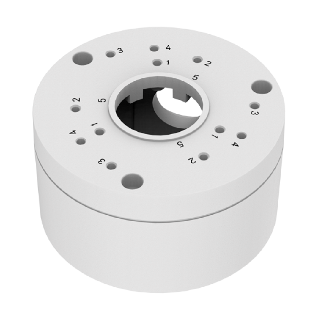 Grundig junction box white GU-BR-AJX02 on a white background.