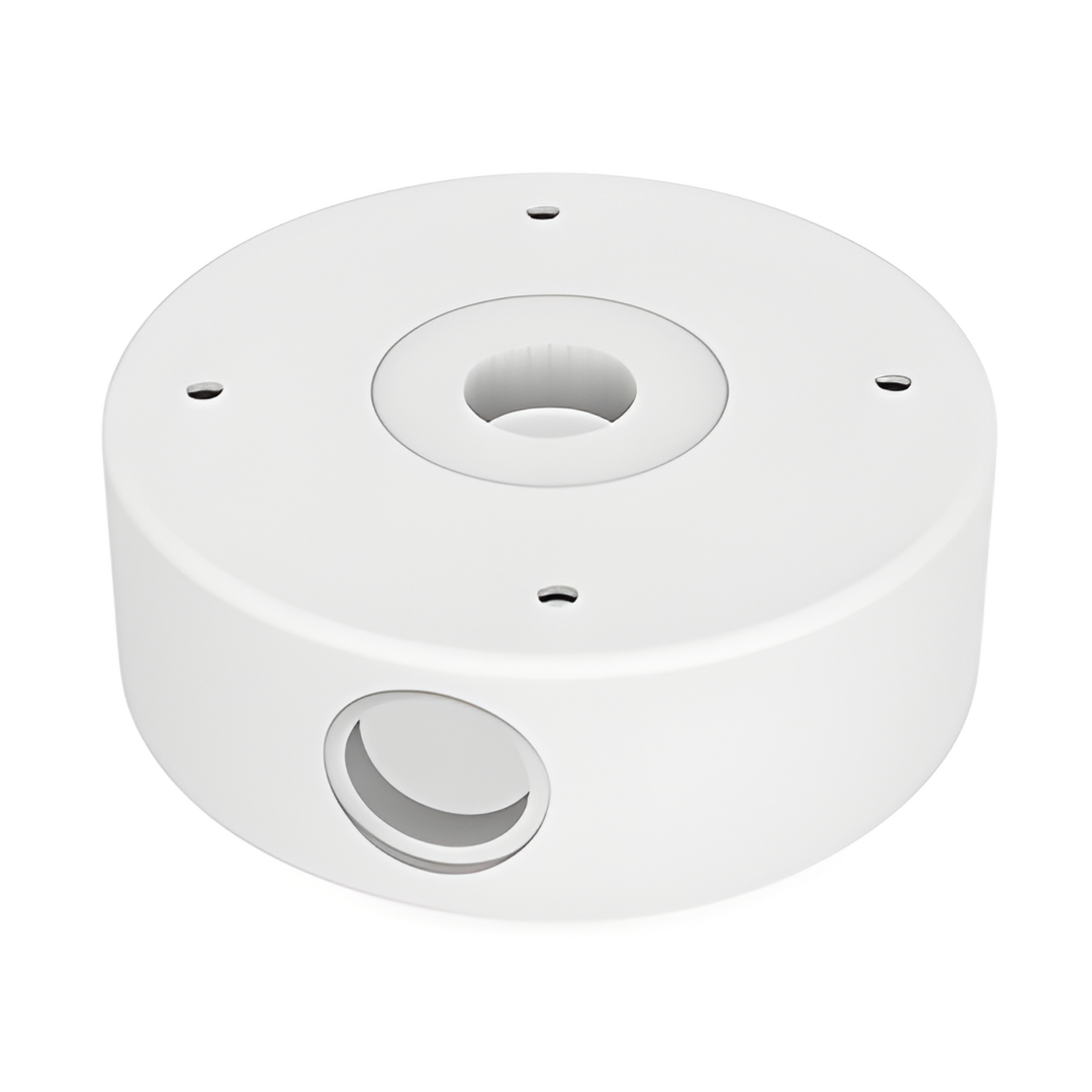 Grundig Junction Box for Fisheye Cameras GU-BR-AJX13 on a white background.