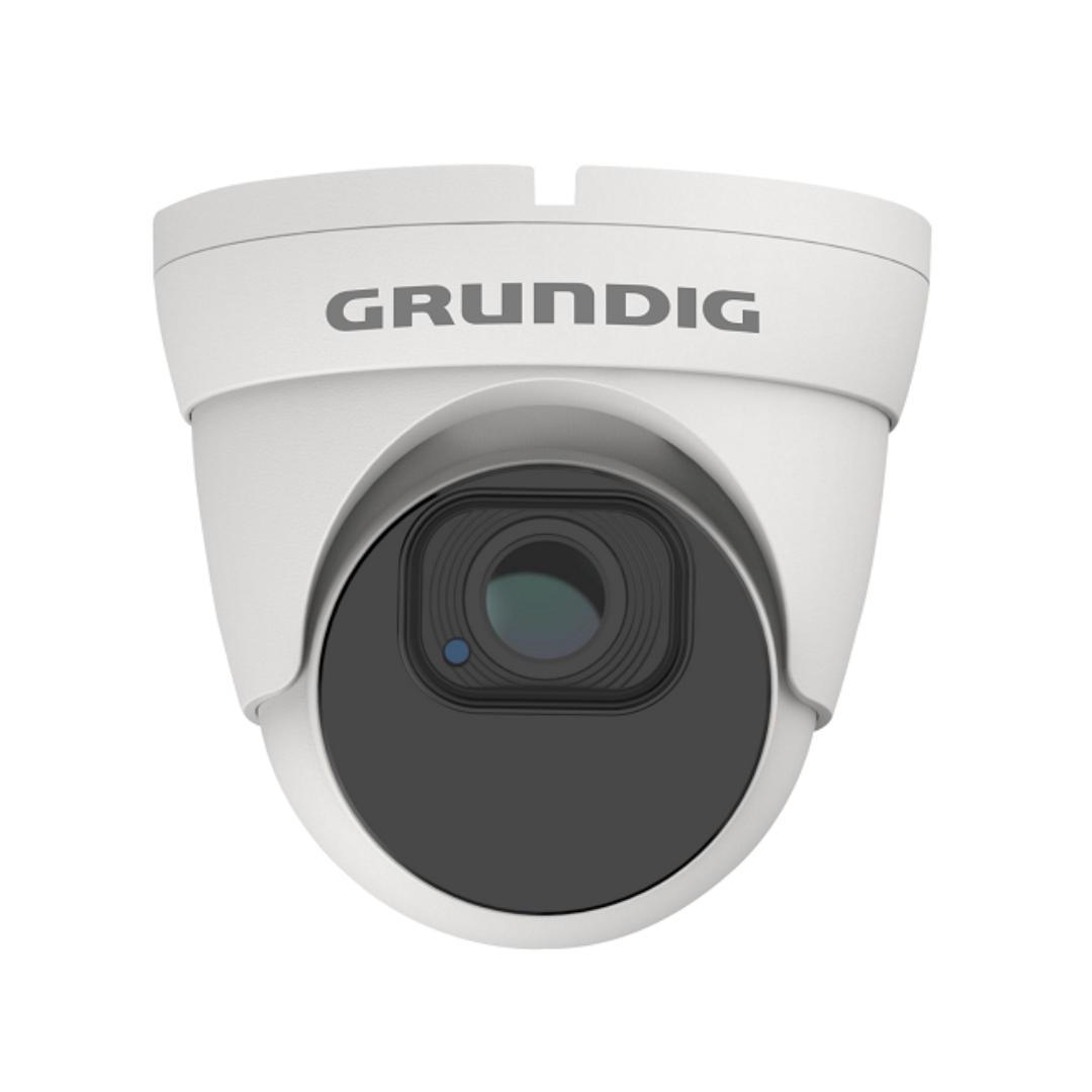 GU-CI-AC5637E – Produktfoto einer 5 MP Eyeball IP-Kamera (2,8–12 mm Motor-Vario, ICR, IR-LED, WDR) vor weißem Hintergrund