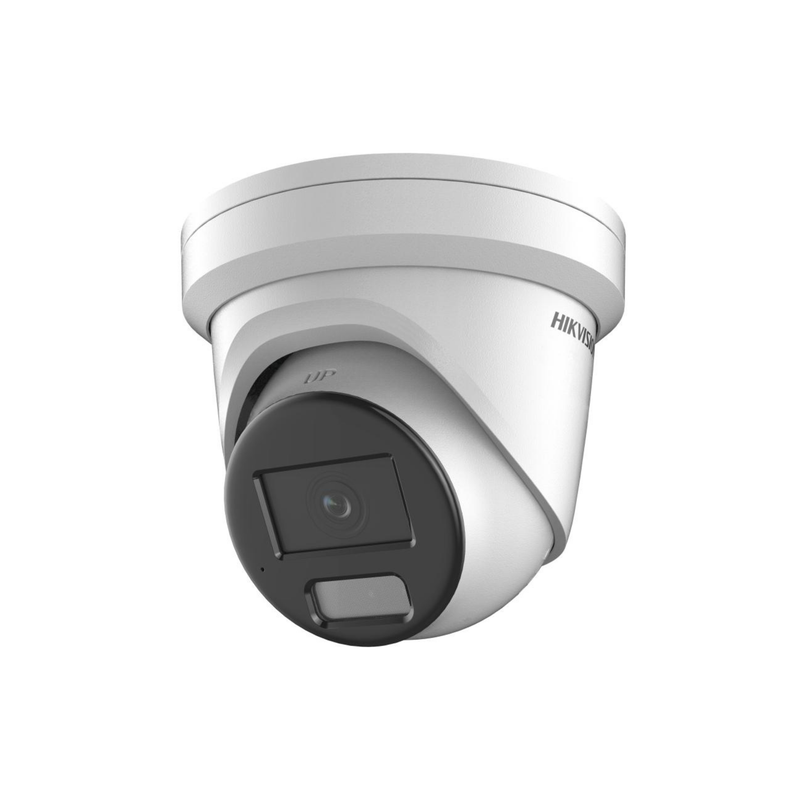 Hikvision Videoüberwachungs-Komplettset mit zwei 4-MP-IP-Kameras, 8-Kanal-AcuSense-Rekorder und Smart-Managed-PoE-Switch
