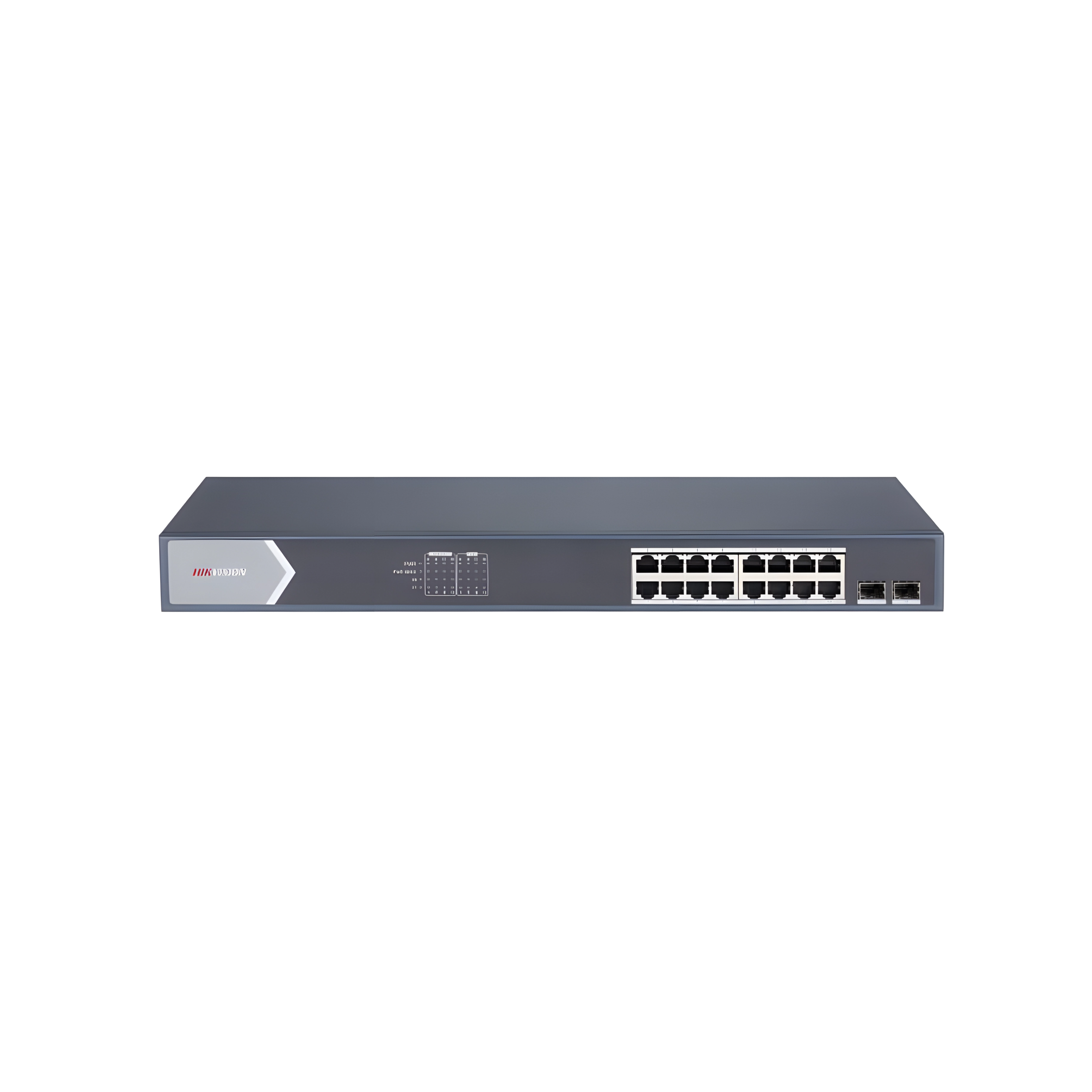 Hikvision Videoüberwachungs-Komplettset mit zwei 4-MP-IP-Kameras, 8-Kanal-AcuSense-Rekorder und Smart-Managed-PoE-Switch
